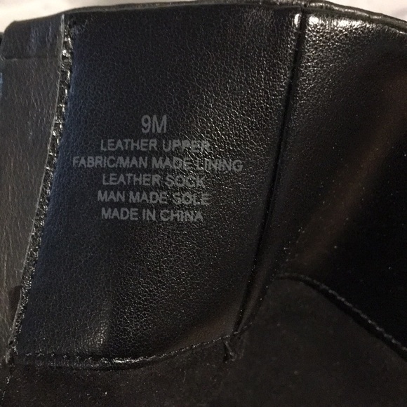 Antonio Melani women’s Black leather heeled boots - Picture 8 of 9